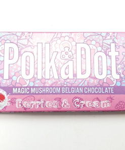Polka Dot Chocolate Bars - Berries and Cream