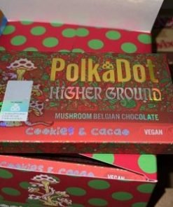 Polkadot Cookies and Cacao Chocolate Bar